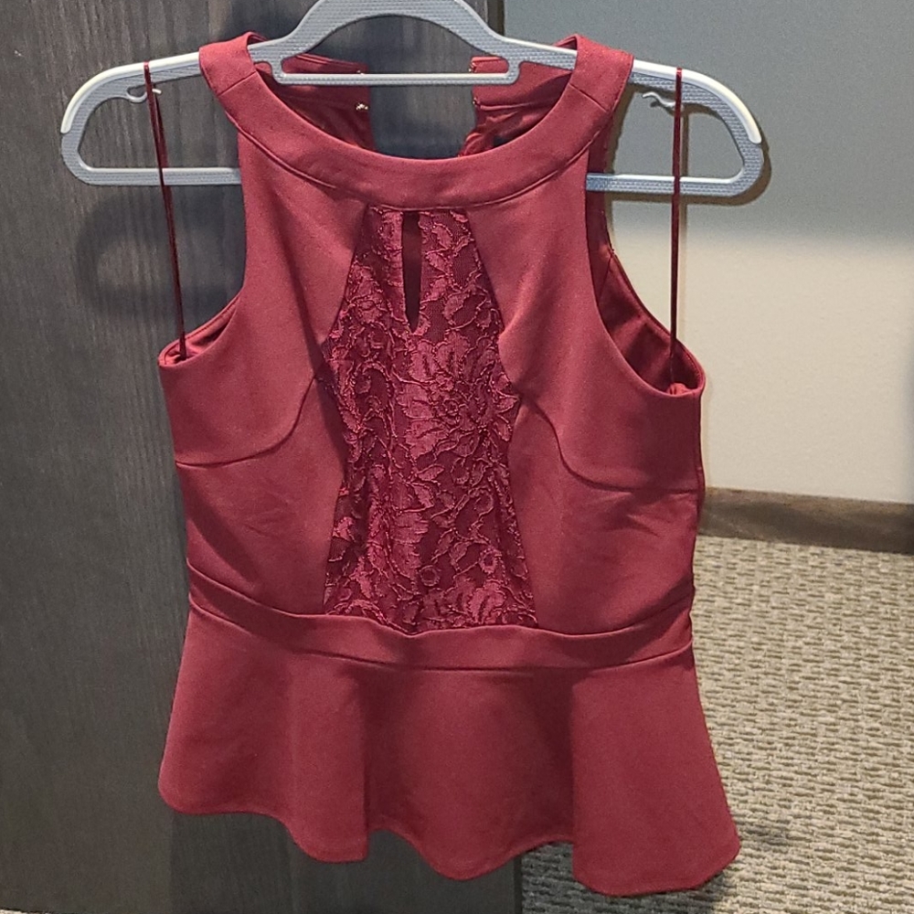 Thalia sodi peplum top